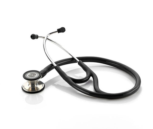 black adscope 601 convertible cardiology stethoscope